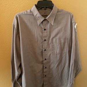 Van Heusen Grey Button Up